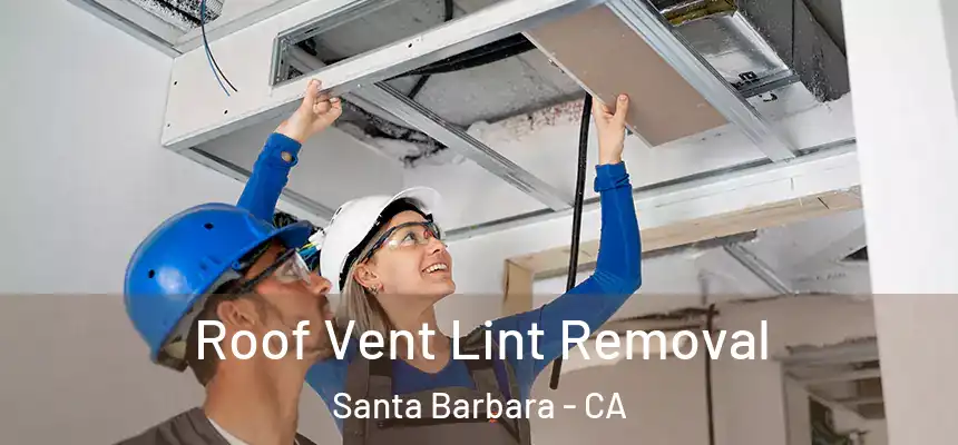 Roof Vent Lint Removal Santa Barbara - CA